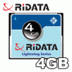 Ridata 4GB 233X Lightning Series Compact Flash (CF) Card