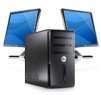 Dell Vostro 400 Mini Tower Desktop + 2 X 19" Monitor: Core 2 Quad 2.40GHz, 4GB RAM, 500GB Hard Drive