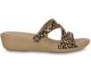 Crocs Womens Patricia Leopard Wedge for $14.99, More