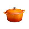 Kenmore 5.5 Qt Lidded Dutch Oven - Orange