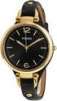 Fossil Georgia Black Dial Gold-Tone Steel Ladies Watch