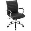 Realspace Winsley Mid-Back Chair, Black