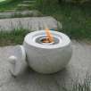 Terrazzo Tabletop Fireplace by Deeco