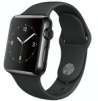 Apple Watch 38mm Space Black Stainless Steel Case - Black Sport Band (Pre-Owned)
