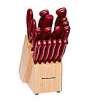 KitchenAid 17-pc. Red Stamped Triple Rivet Cutlery Set (Red or Teal)