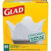 Glad Tall Kitchen Quick-Tie Trash Bags, 13 Gallon, 80 Count