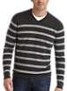 Mens Wearhouse Extra 50% Off Clearance Sportswear: Pronto Blue V-Neck Modern Fit Sweater $4.99, More