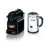 Nespresso Inissia Espresso Maker with Aeroccino Plus Milk Frother Bundle (Black)