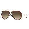 Ray-Ban RB4211 Tech Aviator Light Ray II Brown Gradient Lens Sunglasses