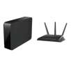Nighthawk AC1900 Smart Wifi Router + Buffalo 3TB USB 3.0 DriveStation Desktop External Hard Drive + $100 Dell GC