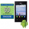 60-Minute Tracfone Airtime Card + LG Optimus Dynamic Smartphone