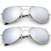 2-Pack: Designer-Inspired Mirrored Aviators