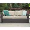 Serta Outdoor Collection Wicker Patio Sofa with Cushions