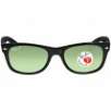 Ray Ban Ray-Ban New Wayfarer Polarized Black/Green 52mm Sunglasses RB2132 901