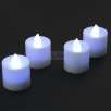 4 Pcs of Flamesless LED Flickering Candle (White)