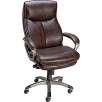 Staples Eckert Bonded Leather Mid-Back Office Chair, Brown