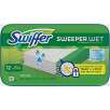 Swiffer Sweeper System Wet Premoistened Refill Cloths, 12/Pack