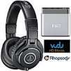 Audio-Technica ATH-M40x Pro Headphones w/ FiiO A1 Amplifier + $30 to Vudu & 3 Months Rhapsody