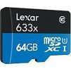 Lexar 64GB microSDXC UHS-I 633X High-Performance Memory Card - Bulk