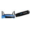 Linksys WRT1900AC Wireless Router and VisionTek 128GB USB 3.0 Pocket SSD + $100 Dell GC