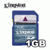 2 Kingston 1GB Secure Digital (SD) Memory Cards