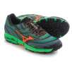 Mizuno Wave Kazan Trail Running Shoes (For Men) Turbulence/Vibrant Orange, Dark Shadow/White, or Dress Blue/Silver