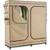 Honey Can Do 60" Double Door Storage Closet, Tan