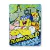 Nickelodeon SpongeBob SquarePants Super Plush Throw: 46"x60" $4 or 62"x90" $5
