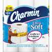 Charmin Ultra Soft Toilet Paper 12 Mega Rolls $10 or Bounty Select-A-Size Paper Towels, White, 12 Mega Rolls $14