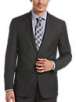Kenneth Cole Reaction Mens Blue Stripe Slim Fit Suit