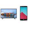 32" LG 32LH550B Smart HDTV + LG G4 Unlocked LTE Smartphone + $100 GC