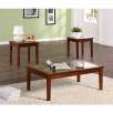 Dorel Home Furnishings 3-Piece Walnut Occasional Table Set