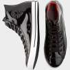 Converse Black Patent Leather High-Top Tennis Shoes (Black or White)