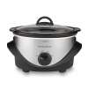Hamilton Beach Brands Inc. 4-Quart Black/Stainless Steel Oval Slow Cooker + $5 SYWR Points