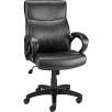 Staples 27915-CC Lewston Faux Leather Luxura Seat Back, Padded Arms