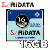 Ridata 16GB 233X Lightning Series Compact Flash (CF) Card