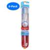 6-Pack: Colgate Slim Soft Gliding Tip Floss-Tip Bristles Toothbrush