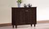 Winda Dark Brown Shoe Cabinets