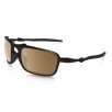 Oakley Mens OO6020-02 Badman Pewter Tungsten Iridium Polarized Sunglasses