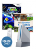 Nintendo Wii Console + Super Mario Galaxy + Wii Sports + Remote + Nunchuk & Sensor Bar (Pre-Owned)