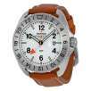 Shinola The Rambler White Dial Natural Leather Men