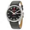 Mondaine Automatic Black Dial Black Leather Watch or Mondaine Helvetica No 1 Bold Smart Black Dial Black Rubber Watch