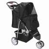 OxGord Elite Jogger Pet Stroller 3-Wheel Easy Walk Folding Travel Carrier
