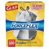 Quill Select Trash Bags and Paper Towels: 10x 100-Count 13-Gallon Glad ForceFlex Tall Kitchen Drawstring Trash $50, More