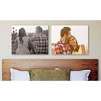 Two 16" x 20" Personalized Gallery Premium Thick Wrapped Canvases