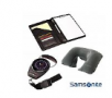 Samsonite Deluxe Travel Kit with Portable Luggage Scale, Neck Pillow, PadFolio Organizer