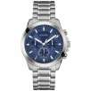 Bulova Chronograph Blue Dial Stainless Steel Men