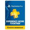 PlayStation Plus 12 Month Membership Card