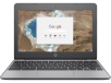 HP Chromebook - 11-v010nr (ENERGY STAR): Celeron N3060 1.6GHz, 4GB RAM, 16GB eMMC, Chrome OS