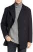 Michael Kors Wool Blend Double Breasted Peacoat